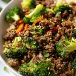 Ground Beef and Broccoli