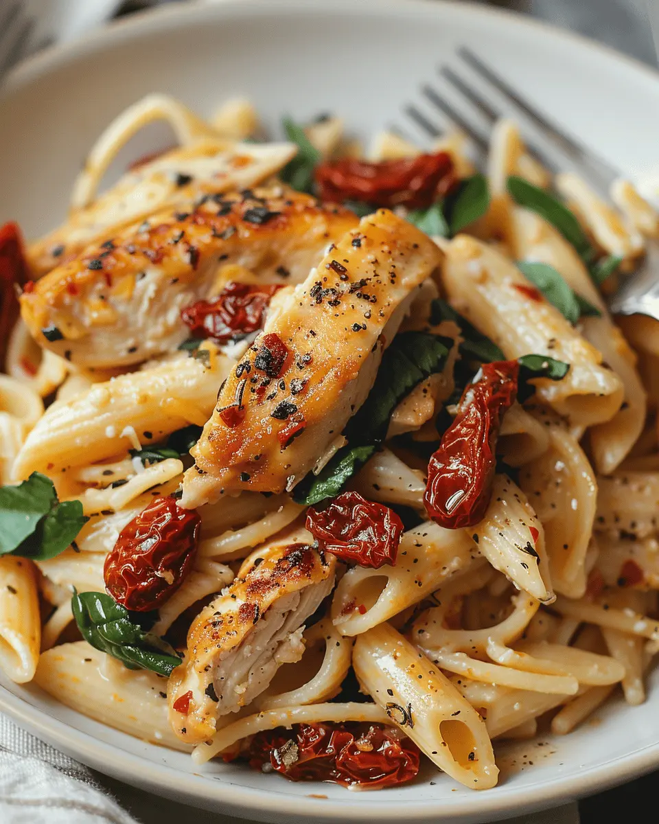 Chicken and Sun-Dried Tomato Pasta: A Quick and Easy Delight