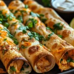 Crispy Chicken Taquitos
