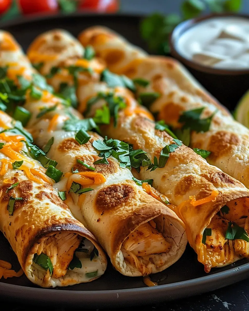 Crispy Chicken Taquitos: Easy Recipe for a Flavorful Feast
