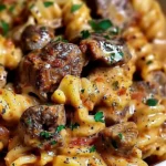 Creamy Paprika Steak Shells Rich and Smoky Comfort in a Bowl