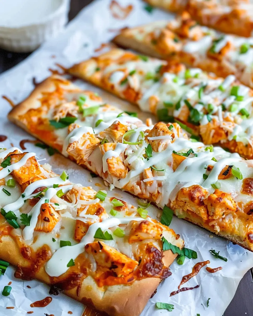 Buffalo chicken flatbread: the easiest indulgent weeknight meal