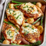 Healthy Chicken Parmesan with Vegetables