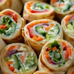 Fresh Vegetable Tortilla Roll Ups