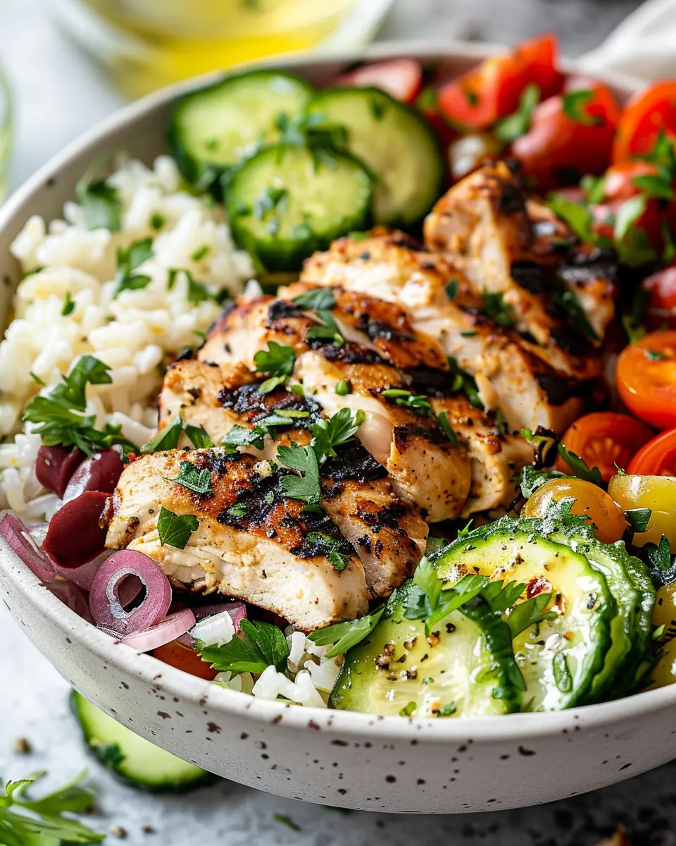 Healthy Greek Chicken Bowls: Easy Meal Prep for a Flavorful Dinner