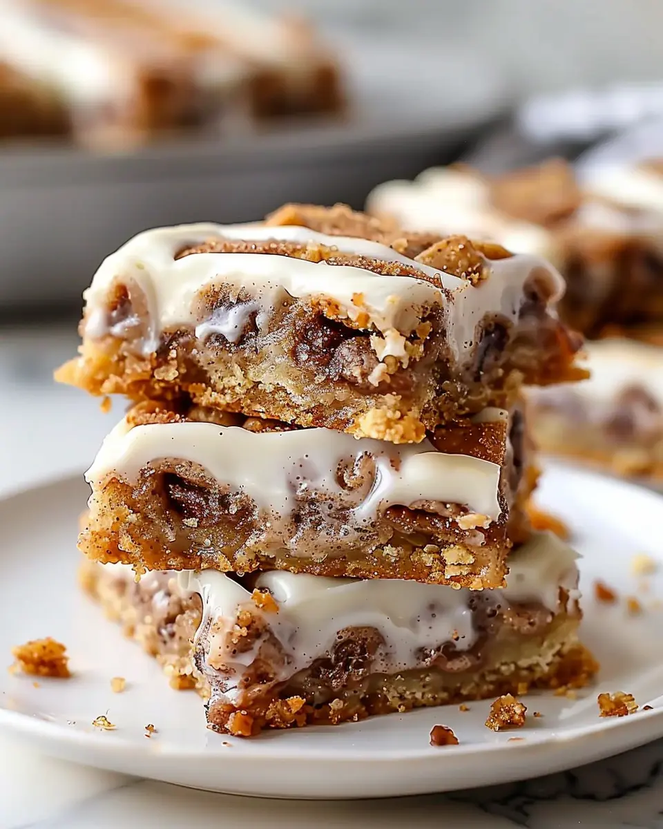 Cinnamon Roll Bliss Bars: Indulgent Comfort in Every Bite