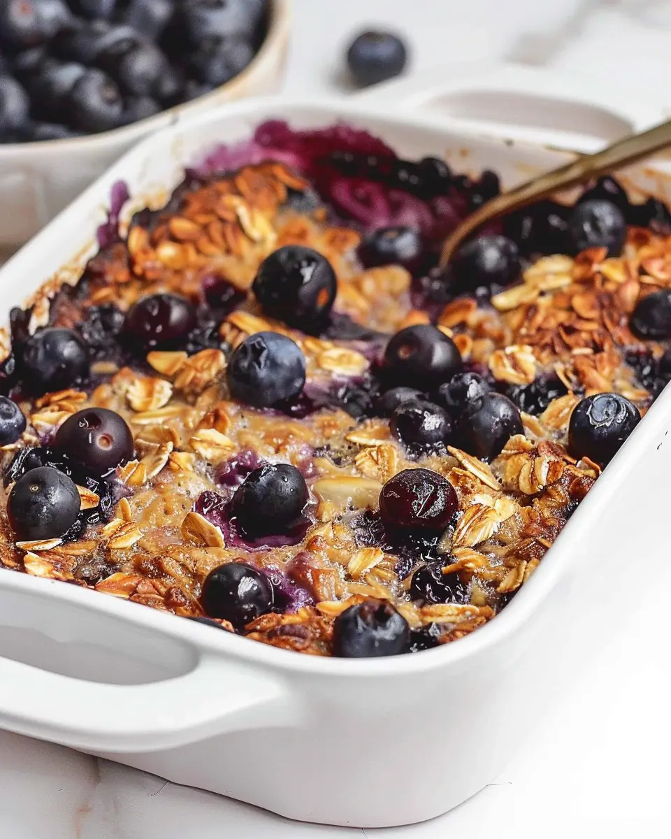 Blueberry Baked Oatmeal: Easy & Healthy Breakfast Delight