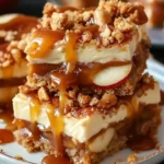 Caramel Apple Cheesecake Bars
