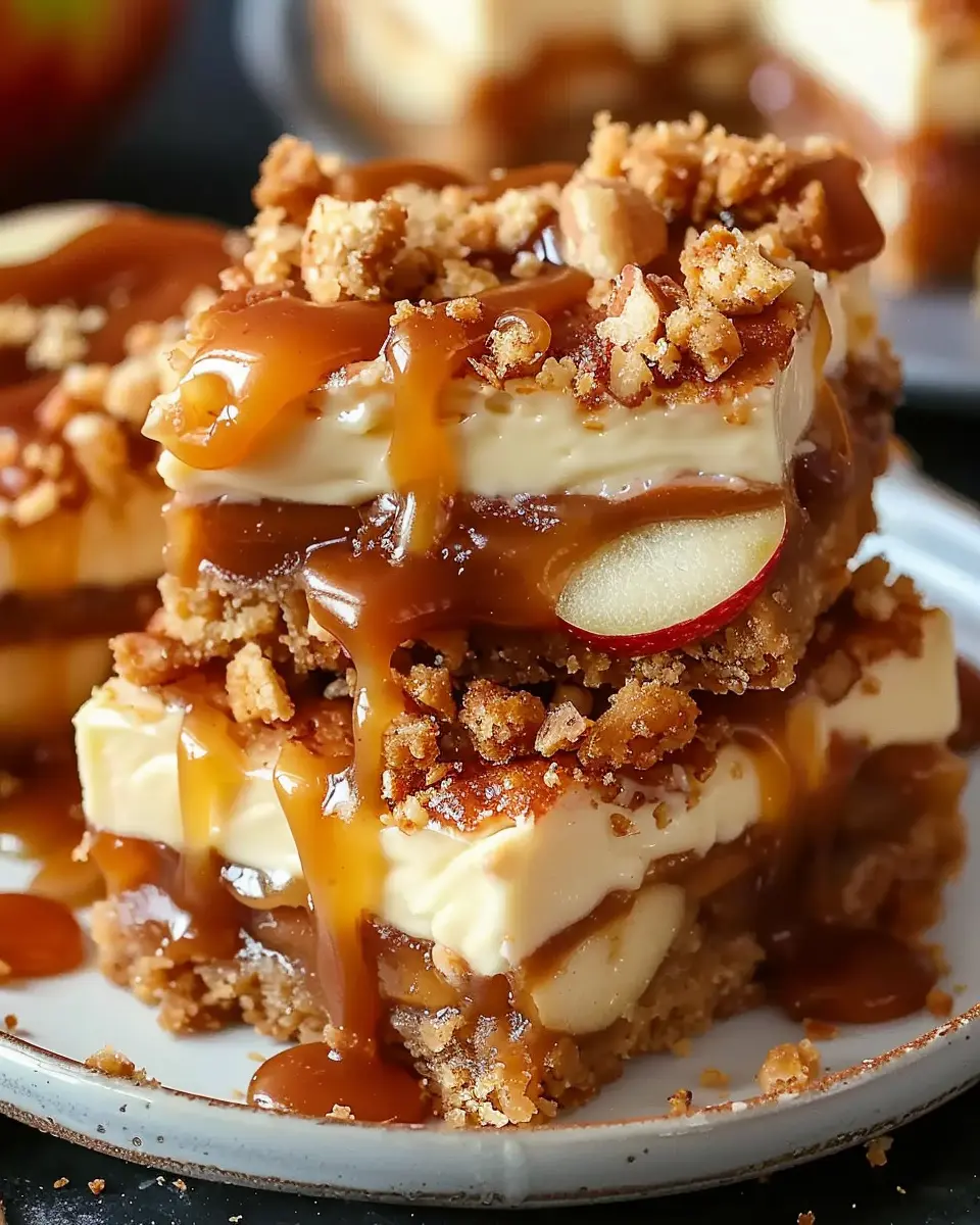 Caramel Apple Cheesecake Bars: The Best Indulgence for Fall