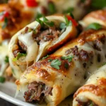 Delicious Keto Philly Cheesesteak Roll Ups