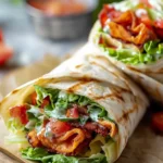 Gourmet BLT Wraps with Secret Sauce