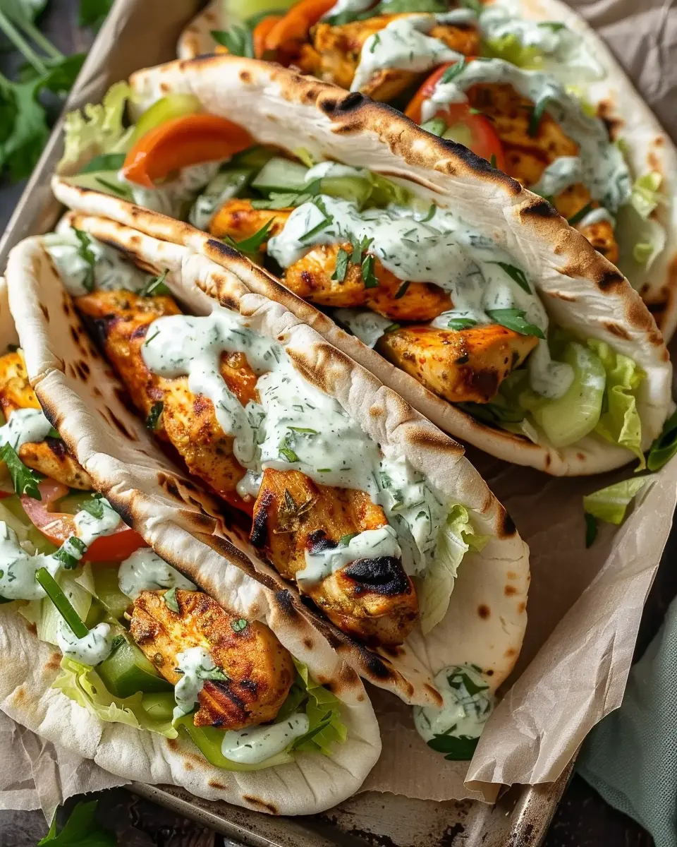 Sheet Pan Chicken Pitas with Herby Ranch for Easy Weeknight Meals