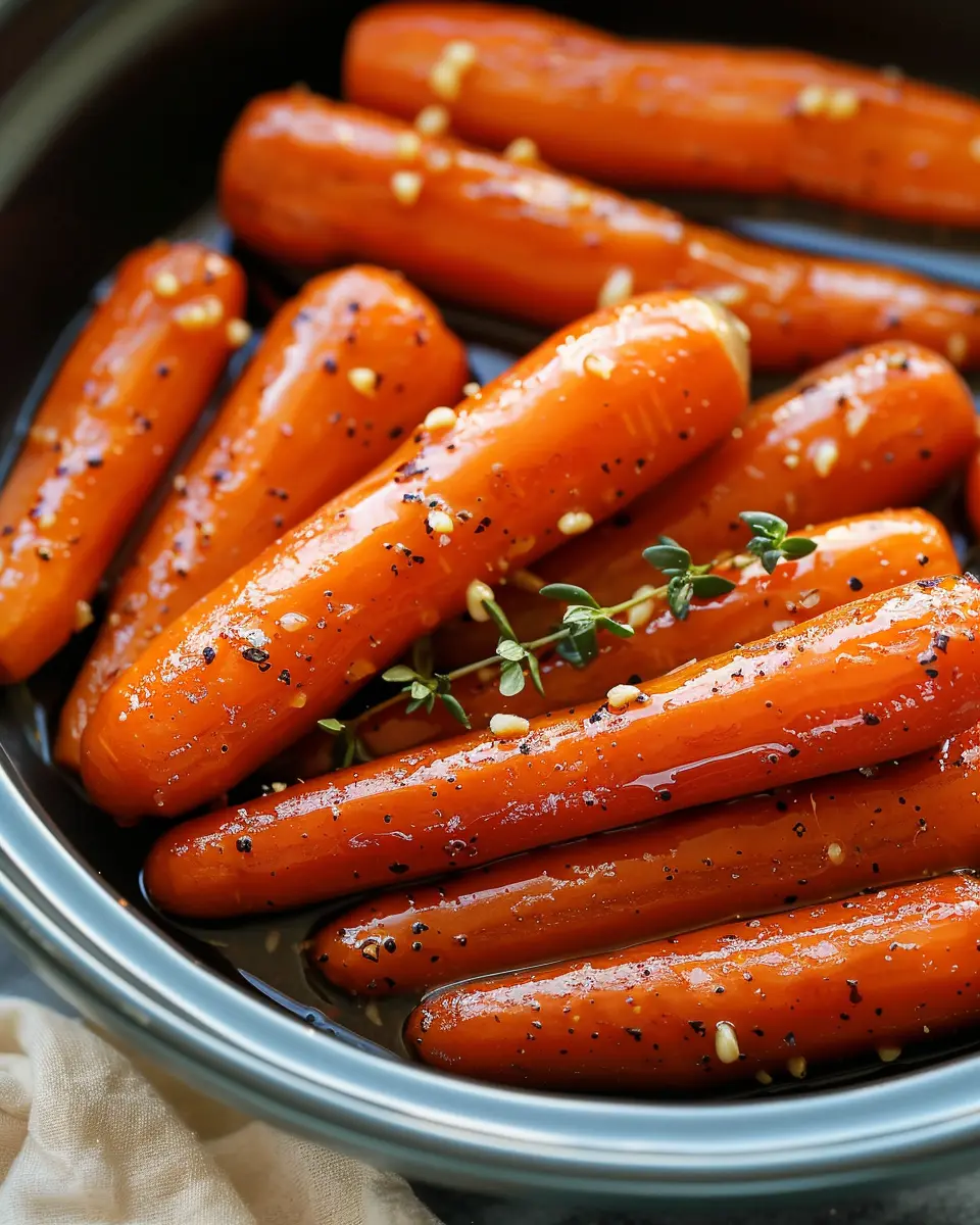Amazing Slow Cooker Maple Brown Sugar Glazed Carrot Recipe You’ll Love