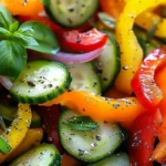 Cucumber Sweet Pepper Salad