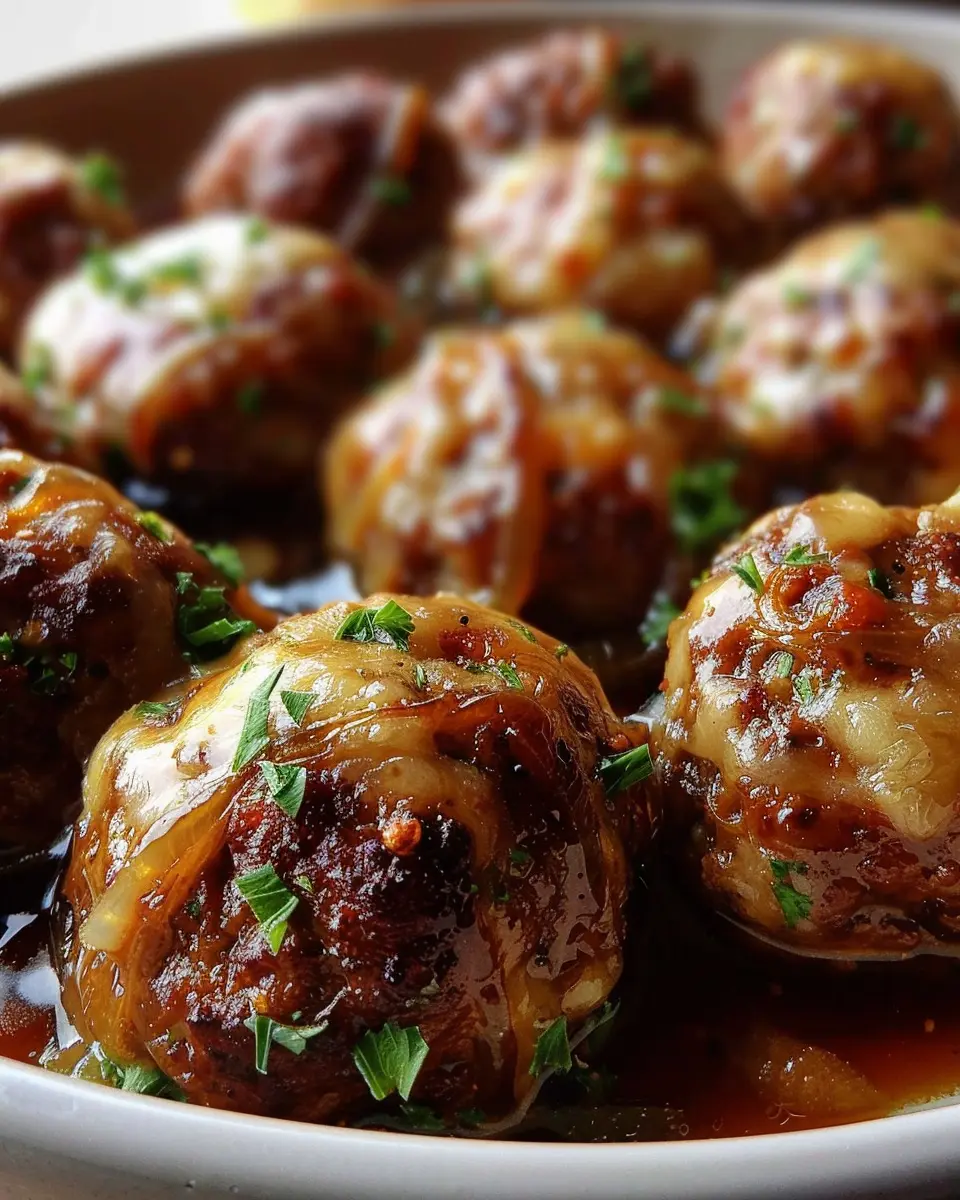Crockpot French Onion Meatballs: Easy 5 Steps to Comfort Bliss