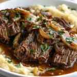 Crock Pot French Onion Pot Roast Recipe for Easy Cozy Dinners