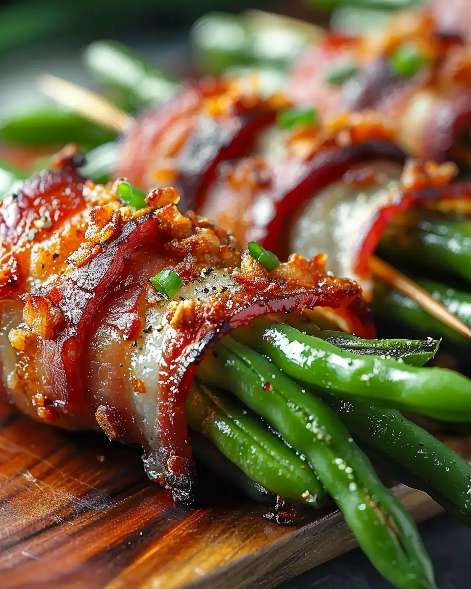 Bacon-Wrapped Green Bean Bundles recipe