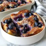 Overnight Blueberry French Toast Casserole