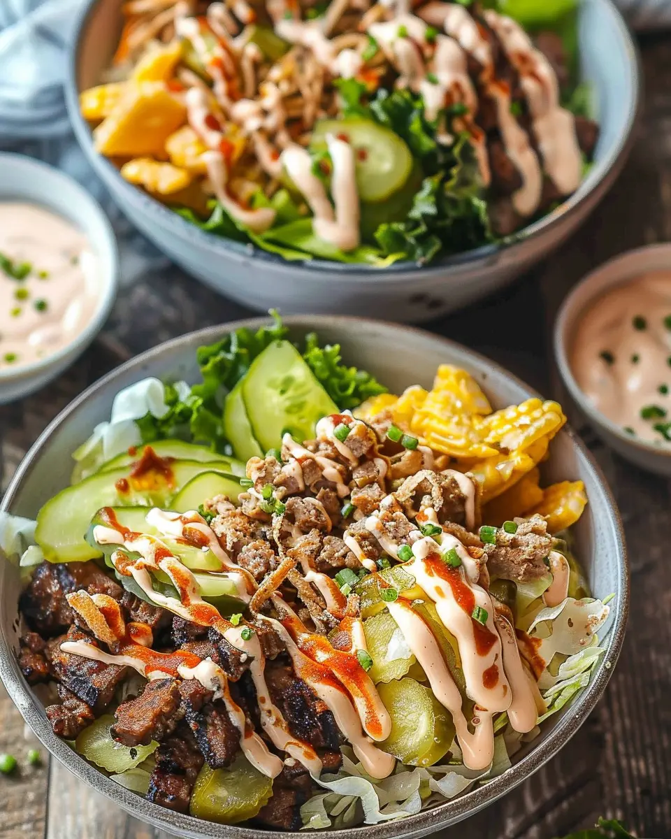 Burger Bowls: Easy and Indulgent Recipe with Turkey Bacon