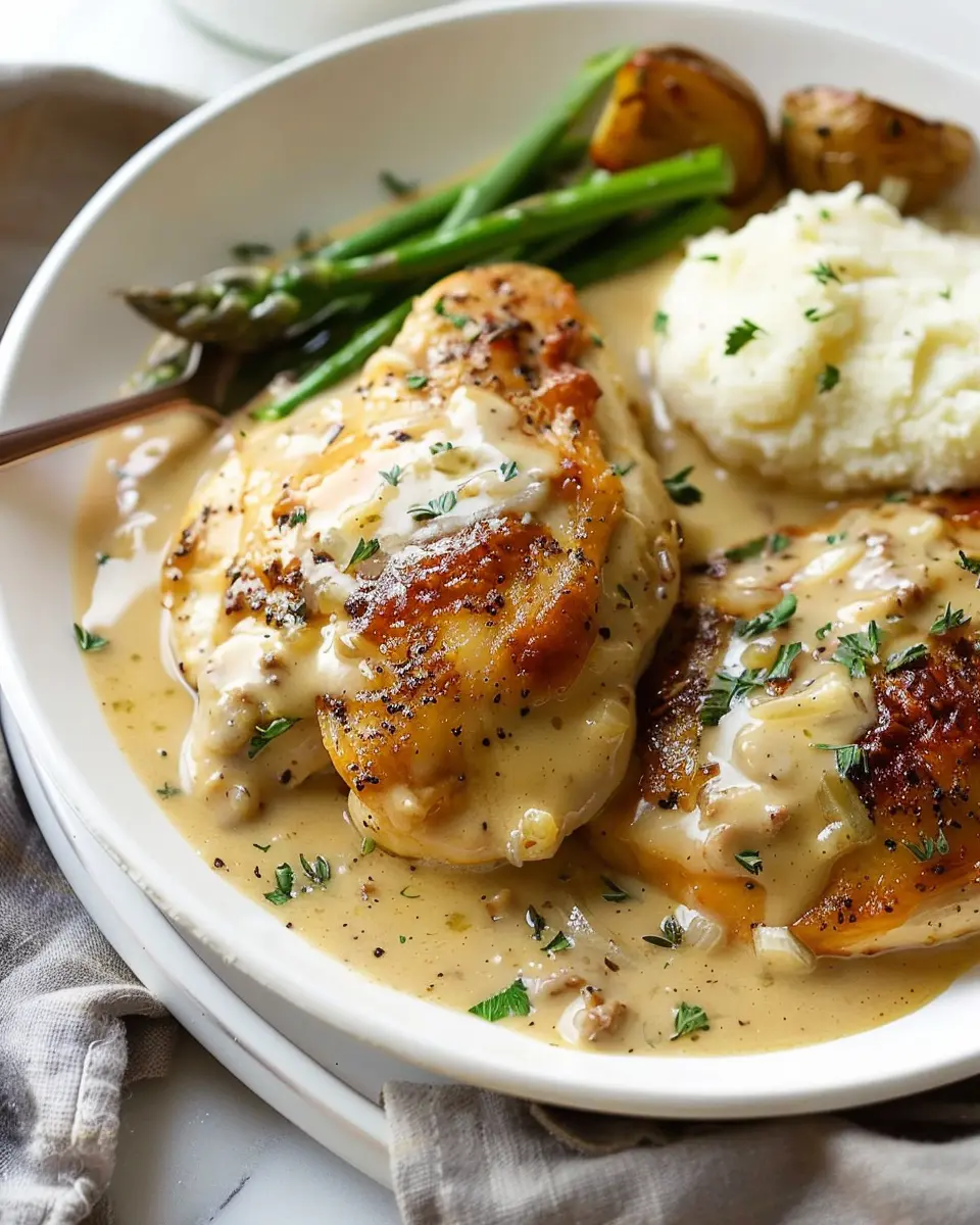 Creamy Garlic Chicken with Turkey Bacon: An Indulgent Home Delight