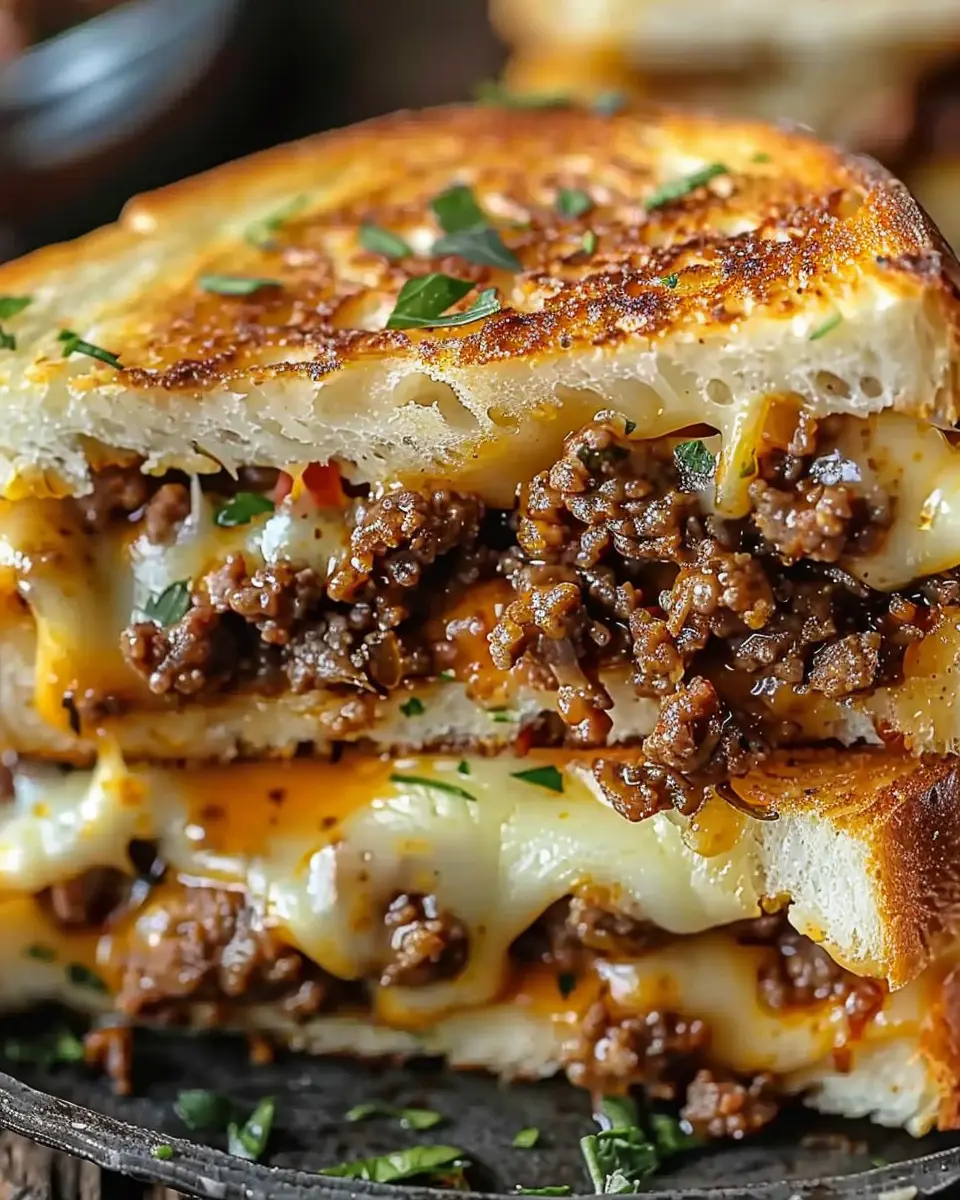 Ultimate Cheesy Ground Beef Melt: Indulgent Comfort Food for All