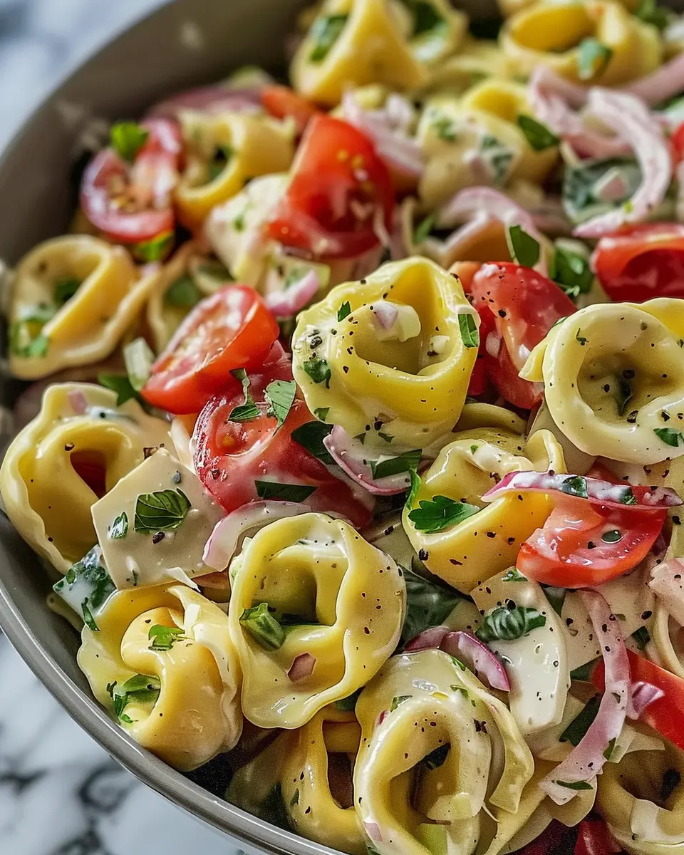 Fresh Grinder Tortellini Salad: Easy Turkey Bacon & Chicken Ham Delight