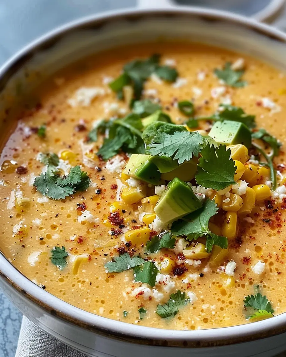Mexican Street Corn Soup: Easy Comfort with Turkey Bacon Bliss