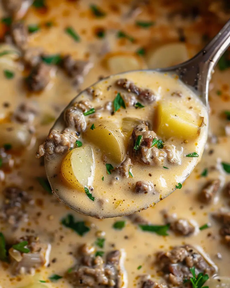 Cheesy Beef and Potato Soup: The Easy Comfort Food You’ll Love