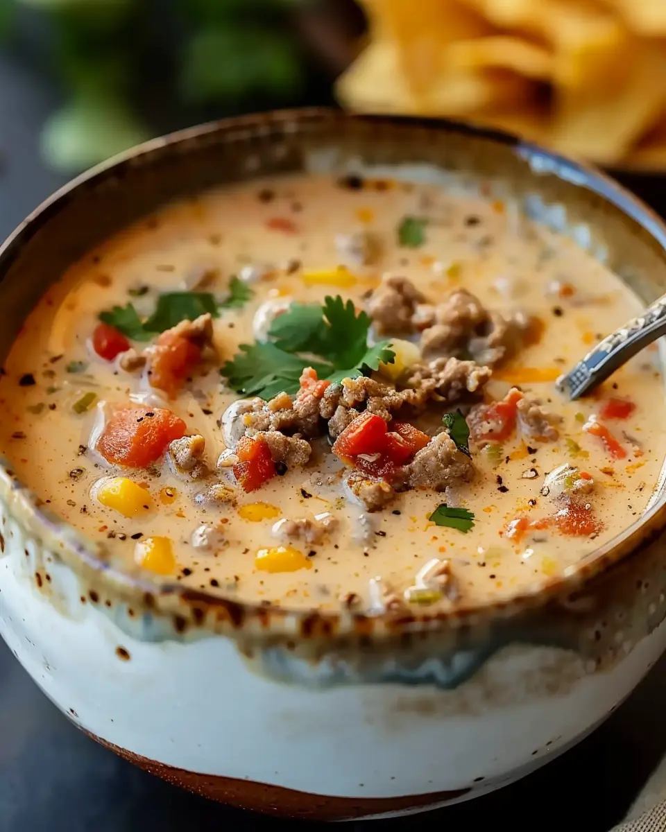 Creamy Cowboy Soup: Easy Comfort Food with Turkey Bacon and Chicken Ham