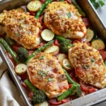 Healthy Chicken Parmesan with Vegetables