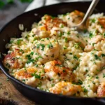 Easy Creamy Smothered Chicken And Rice Dinner Recipe