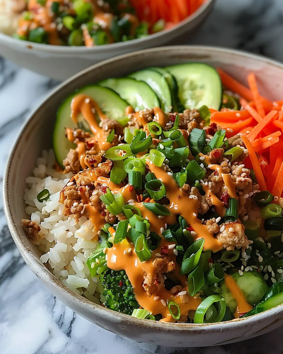 Bang Bang Ground Turkey Rice Bowls: Easy, Flavor-Packed Delight