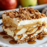 Caramel Apple Eclair Cake
