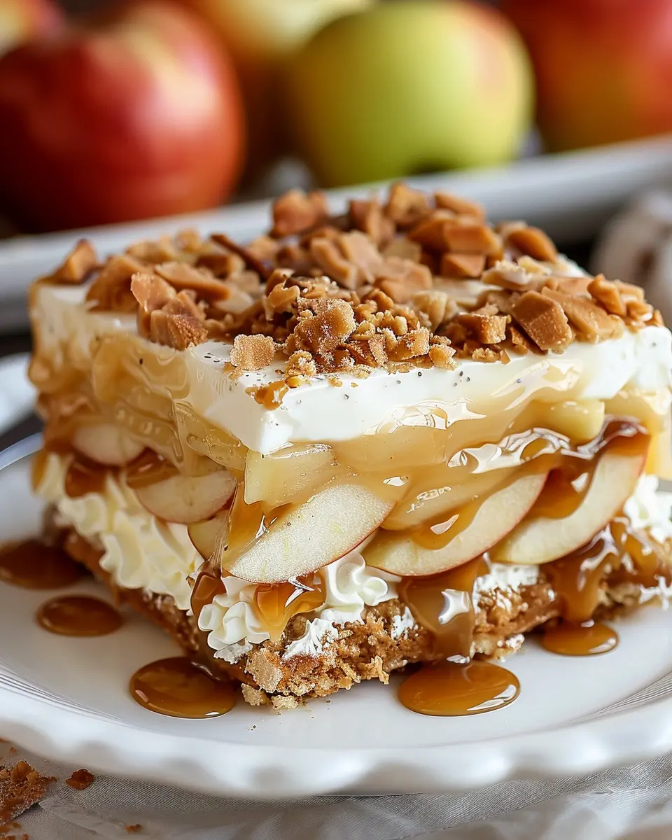 Caramel Apple Eclair Cake: A Deliciously Indulgent Dessert Treat