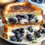 Crispy Blueberry Grilled Cheese