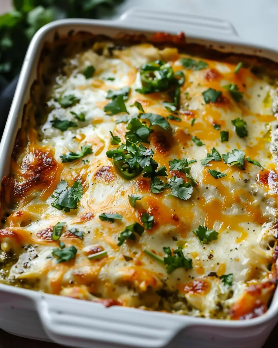 Delicious Salsa Verde Chicken Casserole: Easy Comfort Food Delight