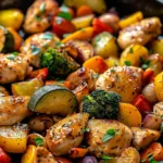 Healthy Chicken and Vegetables Skillet